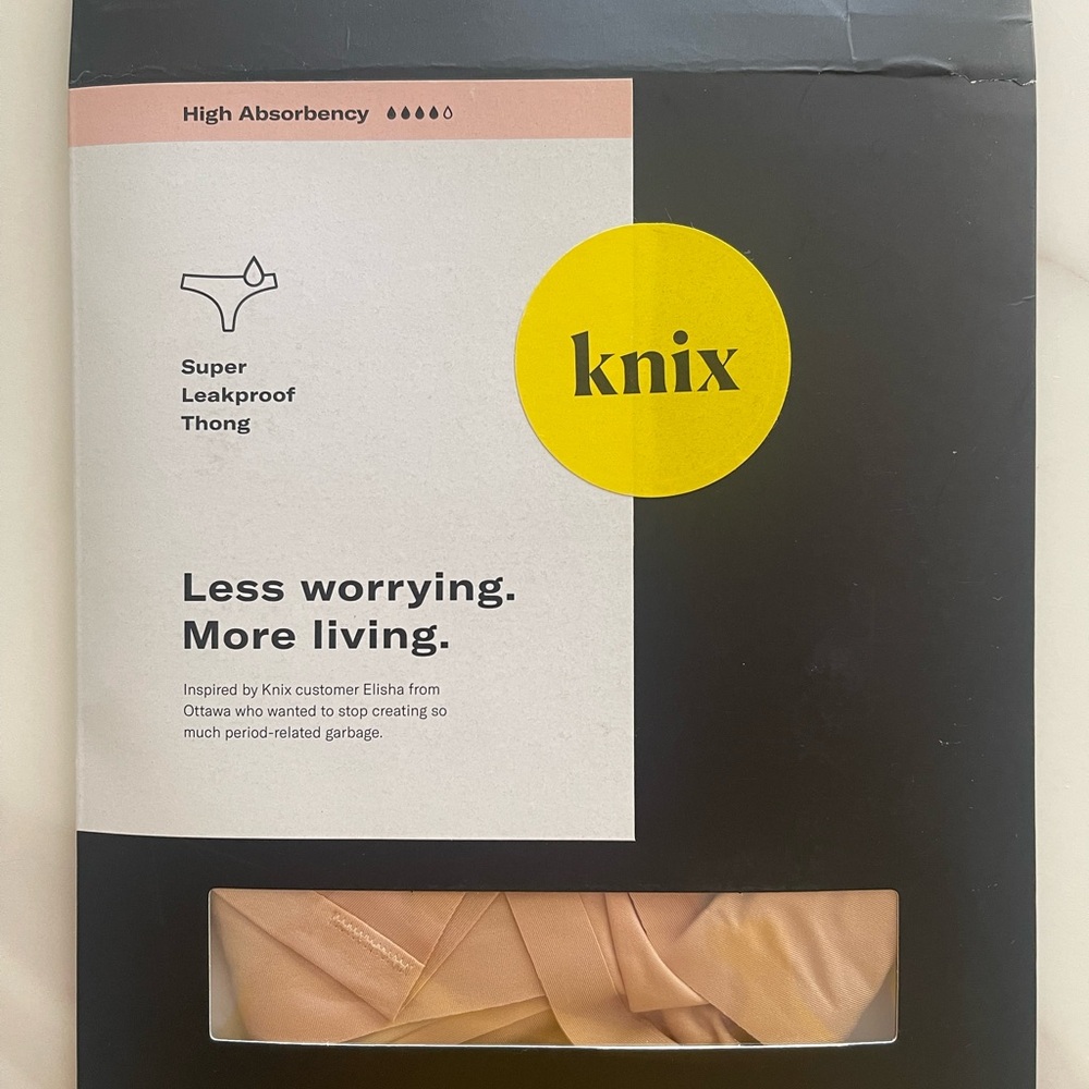 Knix Super Leakproof Thong—NWT